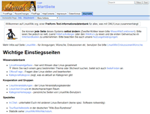 Tablet Screenshot of linuxwiki.de